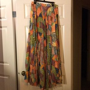 Alice + Olivia Skirt with Damaged Hem